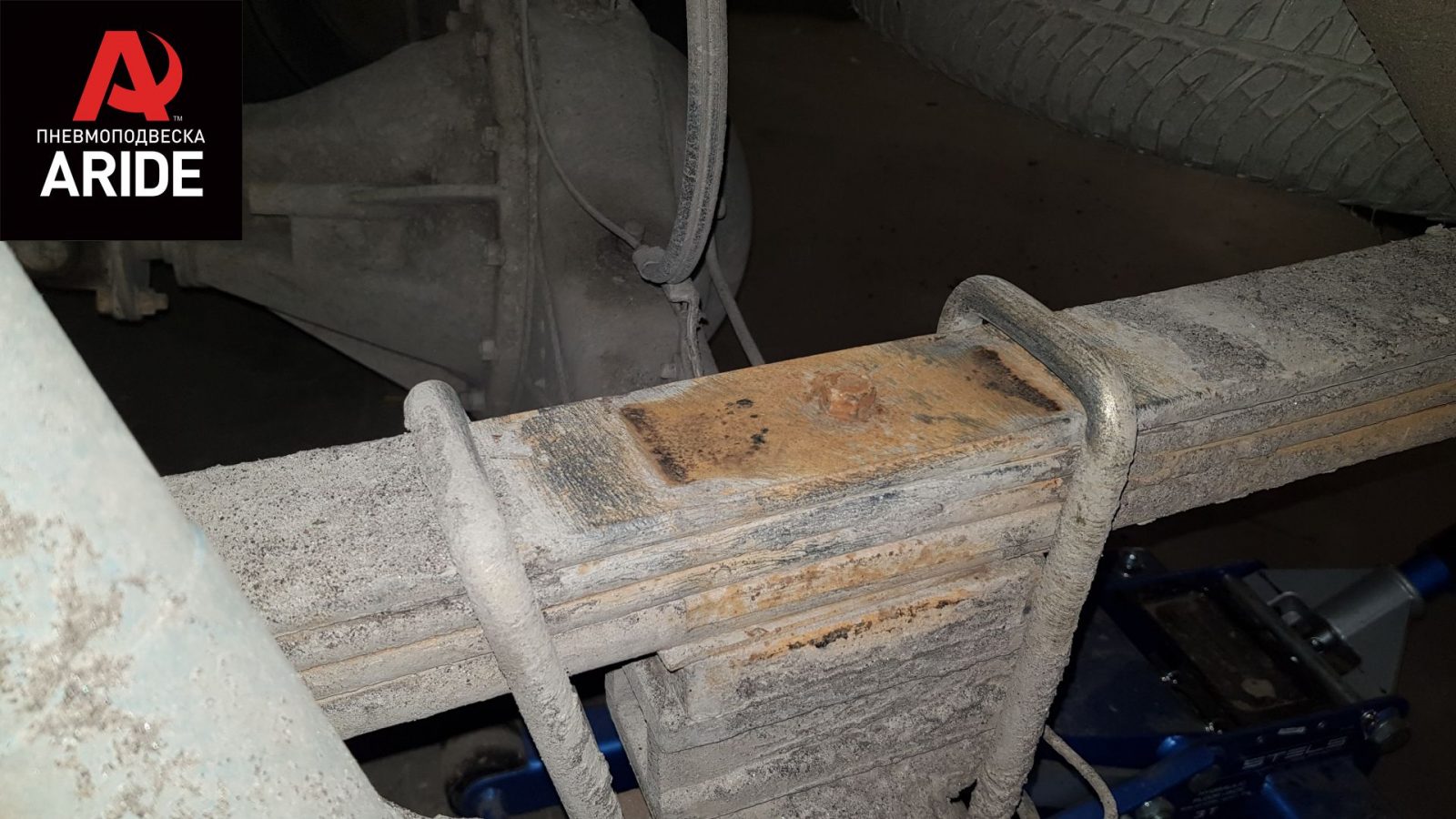 Установка пневмоподвески на Toyota Tundra