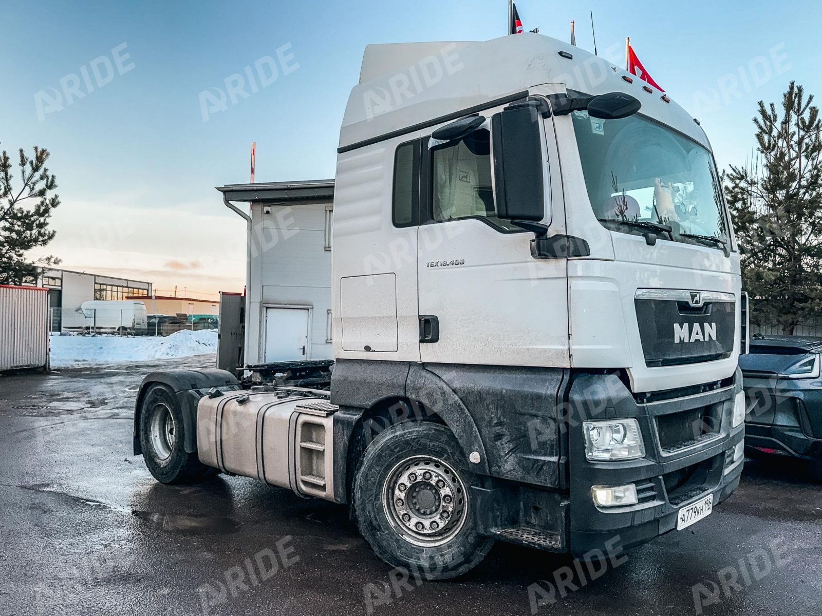Установка пневмоподвески на MAN TGX тягач