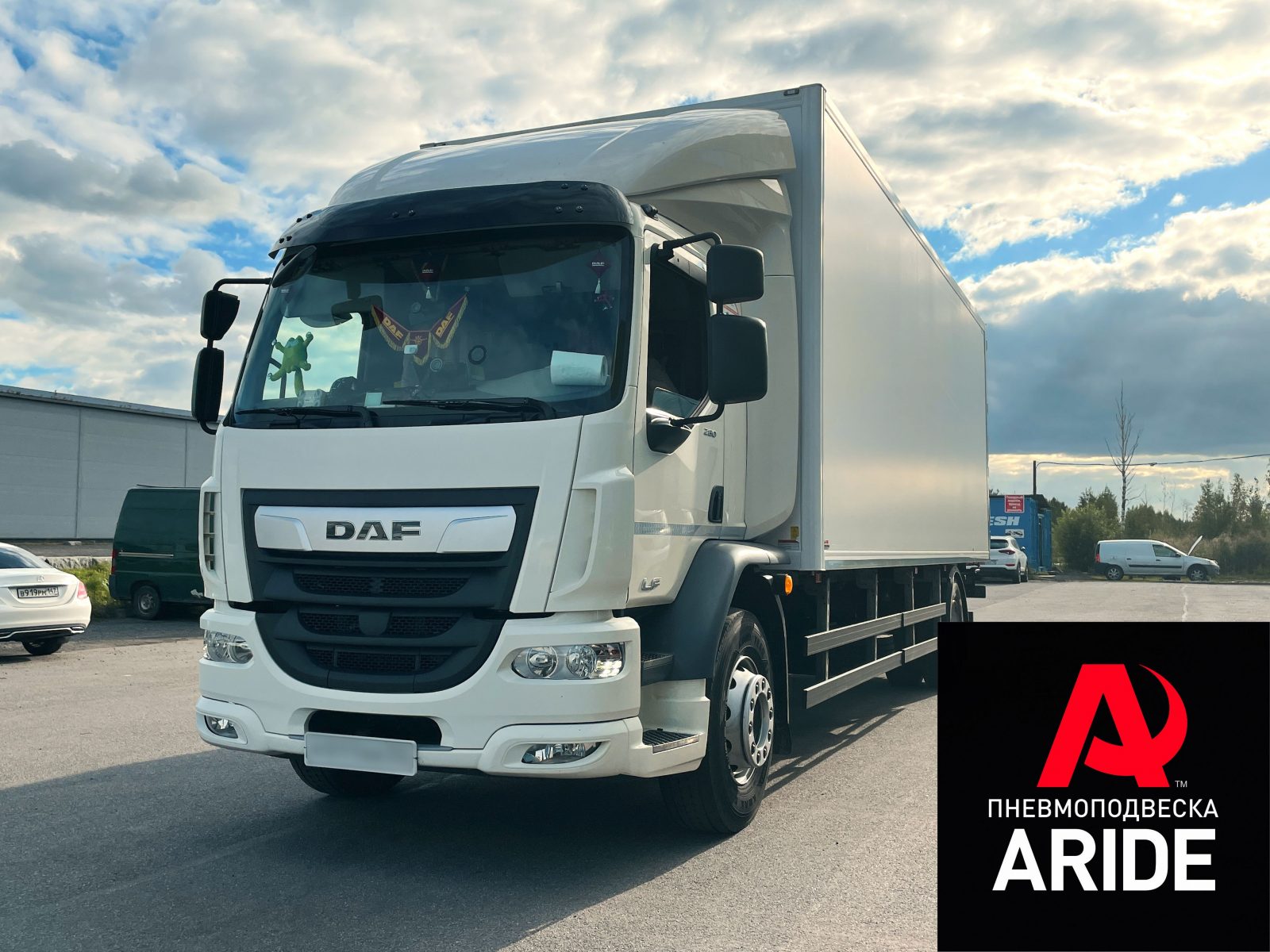 DAF LF: пример установки пневмоподвески