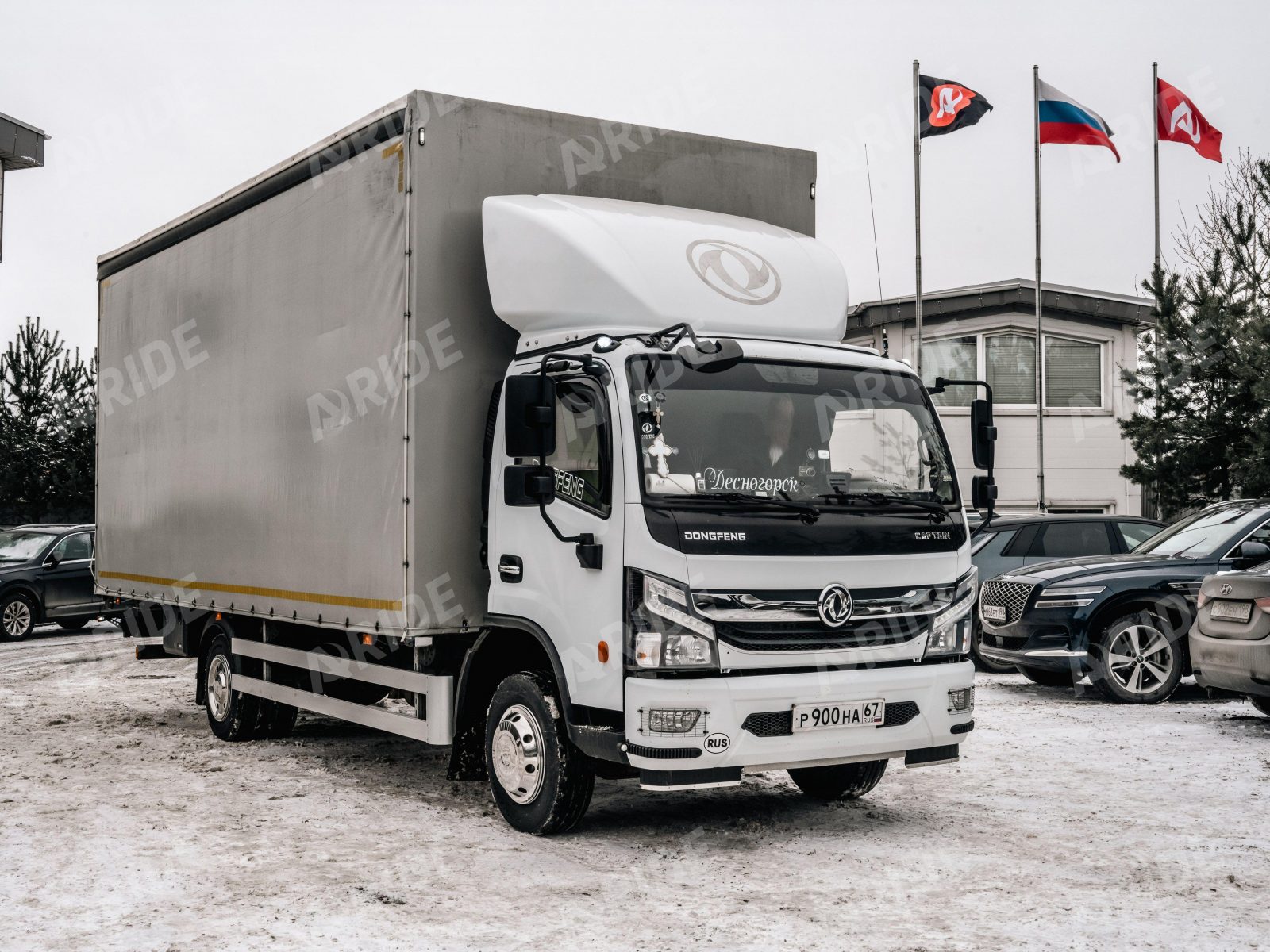 DongFeng C80: пример установки пневмоподвески