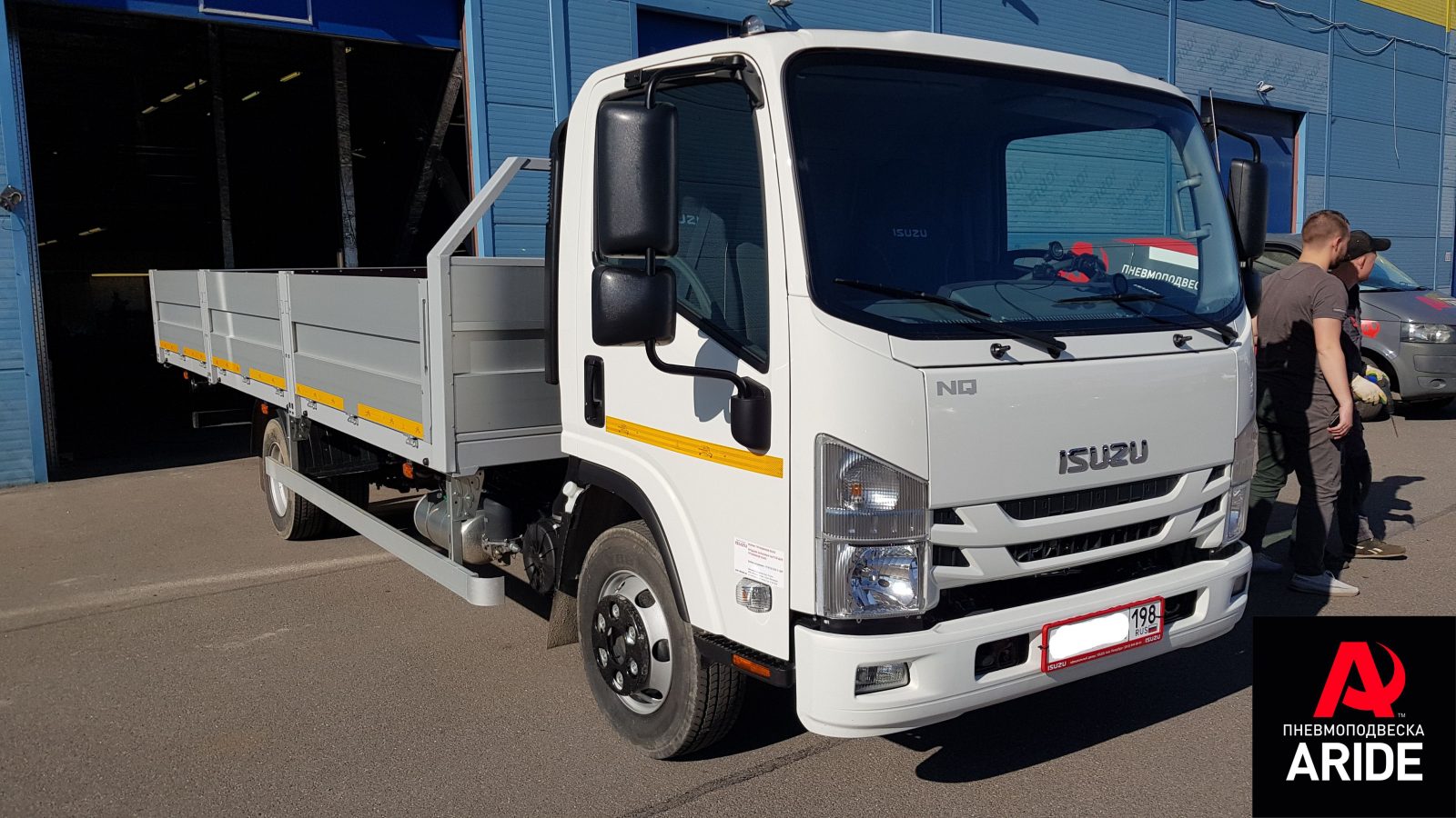 Установка пневмоподвески на Isuzu NP90