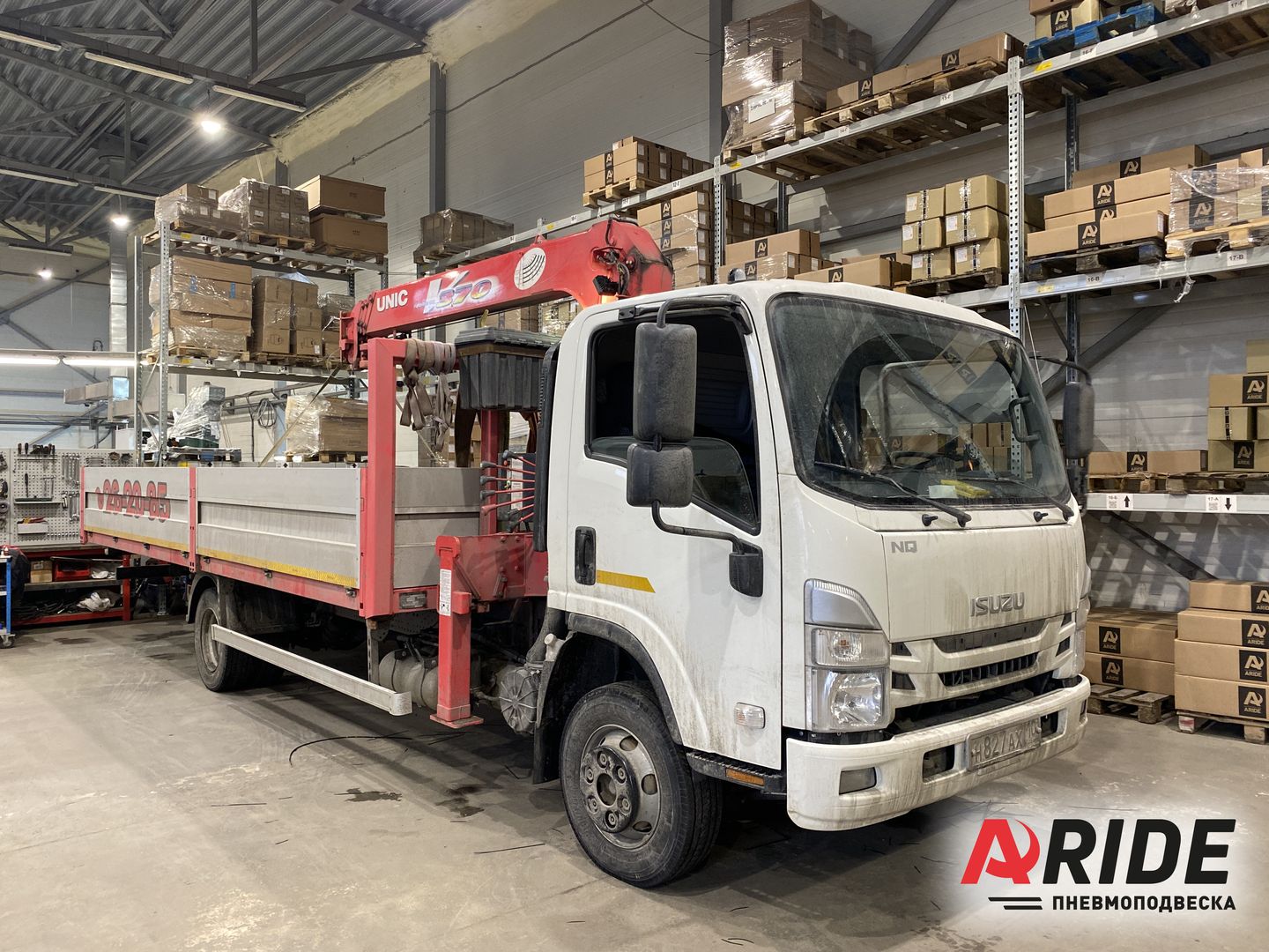 Установка пневмоподвески на Isuzu NQ 90