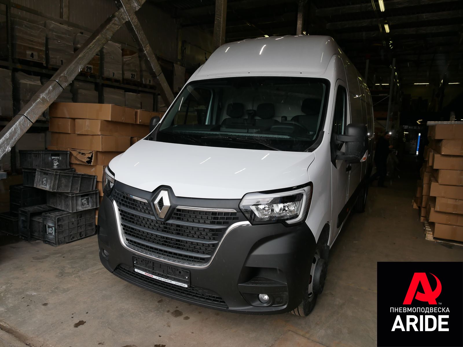 Renault Master последнего поколения: пример установки пневмоподвески