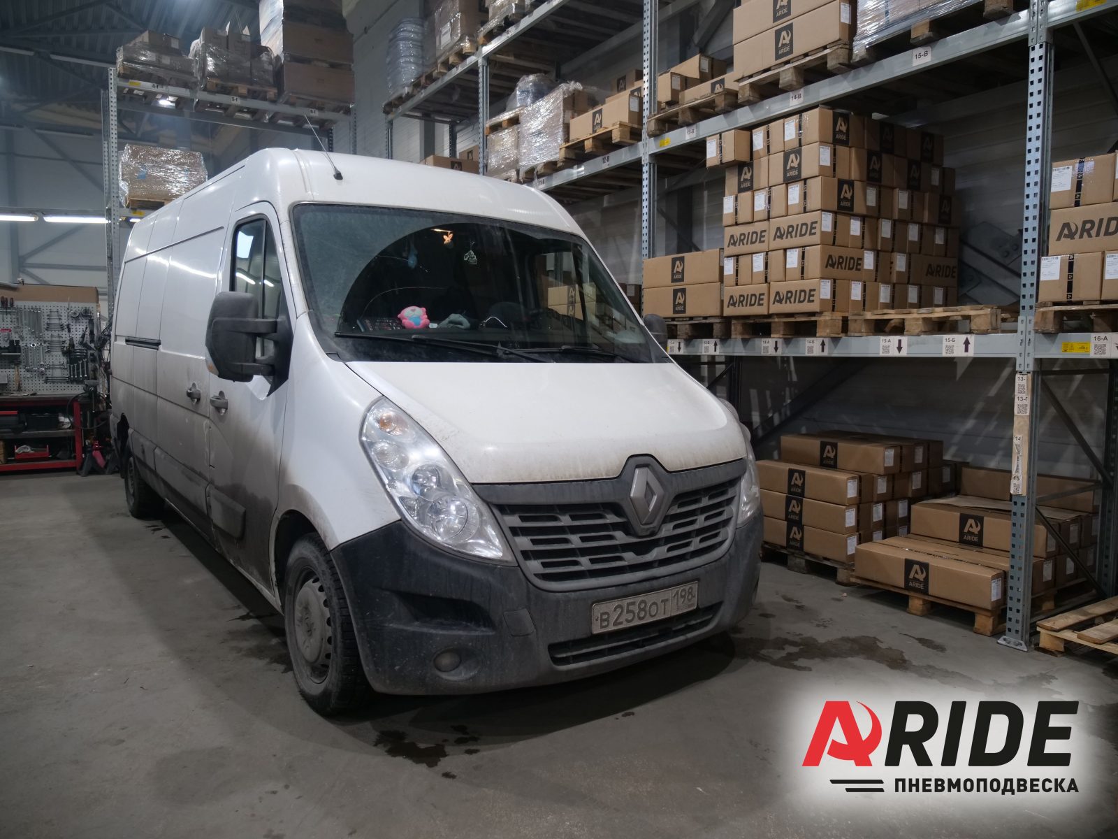 Renault Master: пример установки пневмоподвески