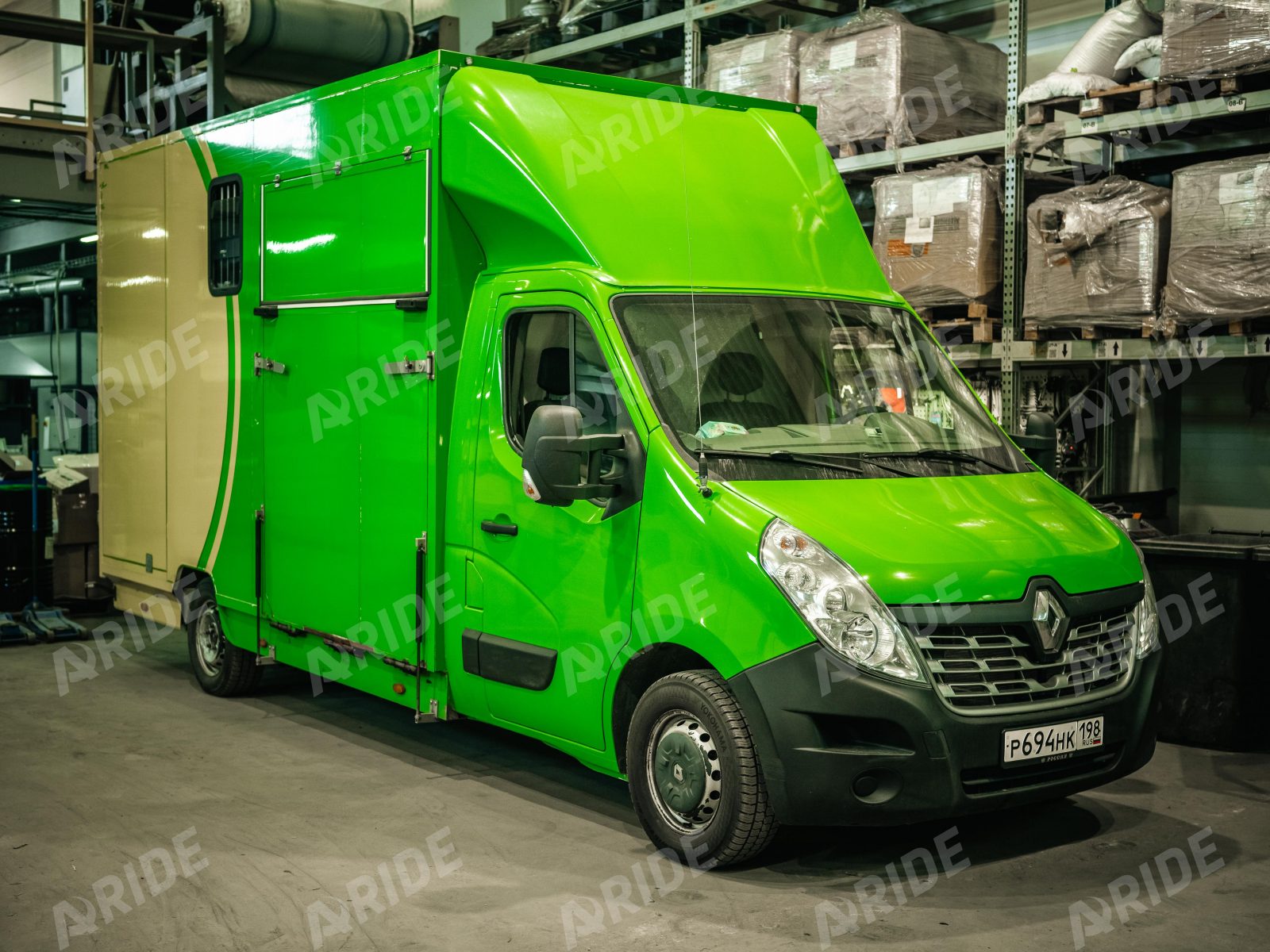 Установка пневмоподвески на Renault Master