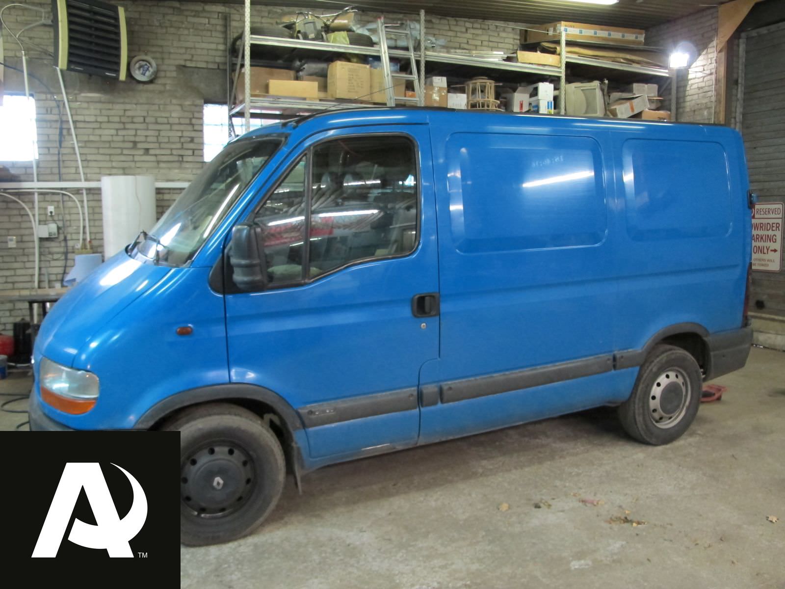 Установка пневмоподвески Renault Master X70 FWD 2003