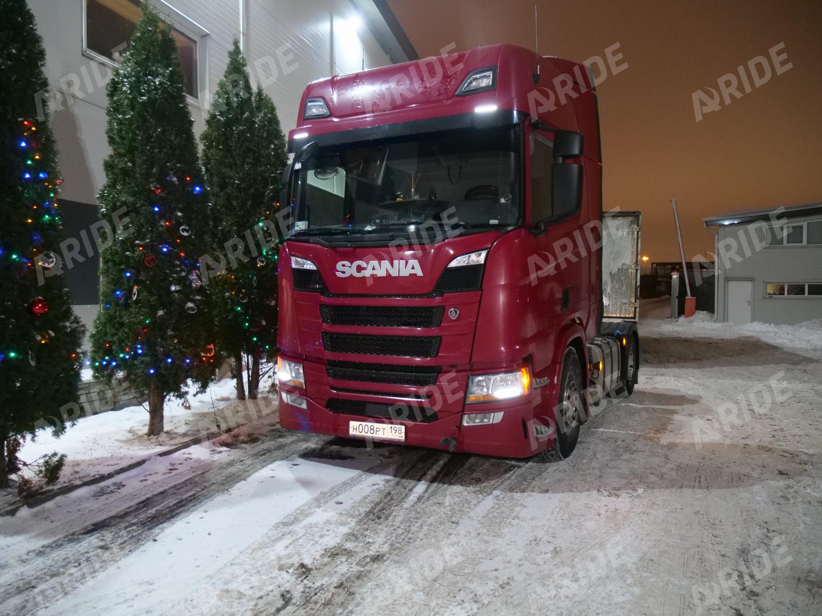 Scania 6 series: пример установки пневмоподвески