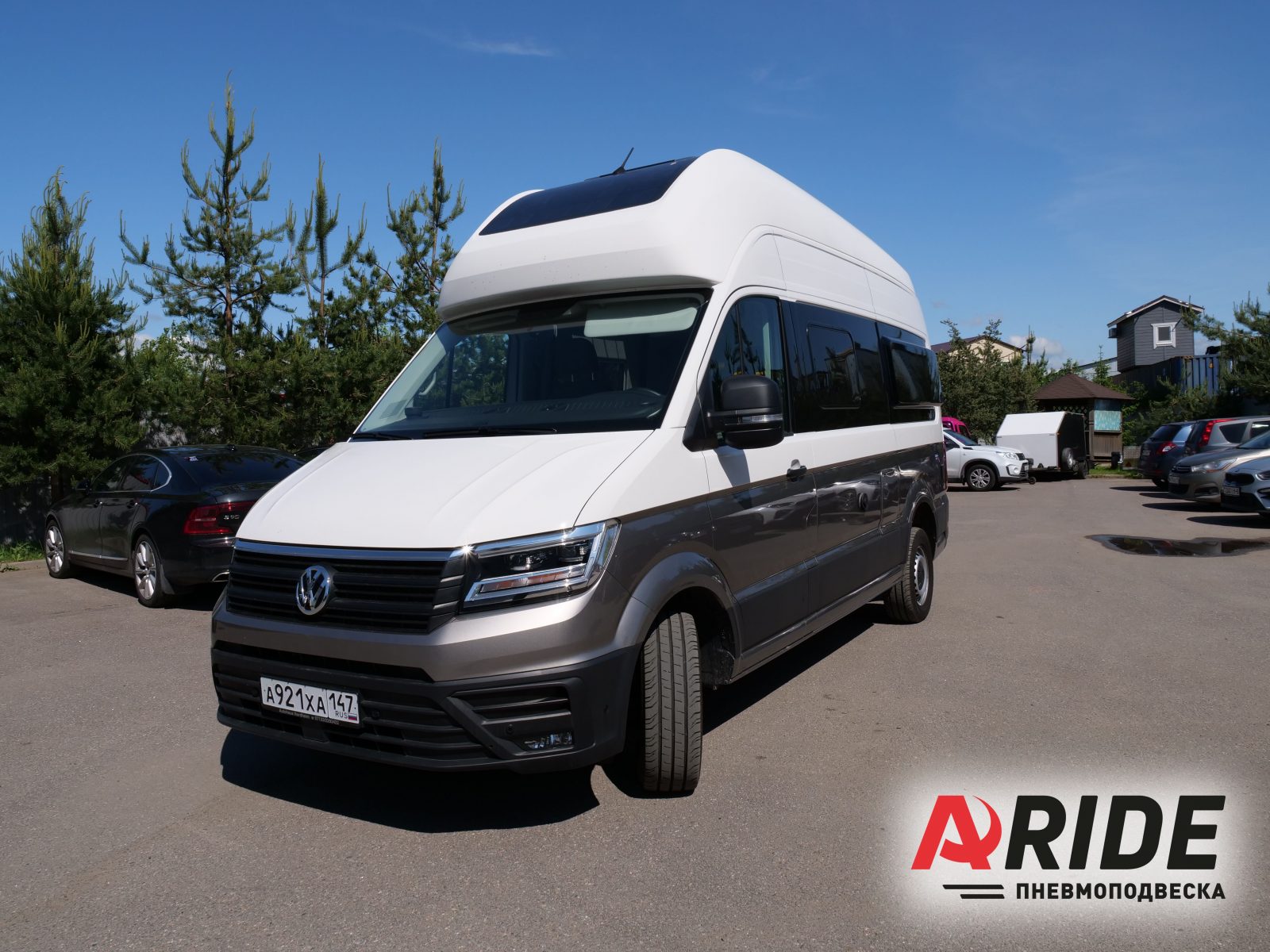 Volkswagen Crafter: пример установки пневмоподвески