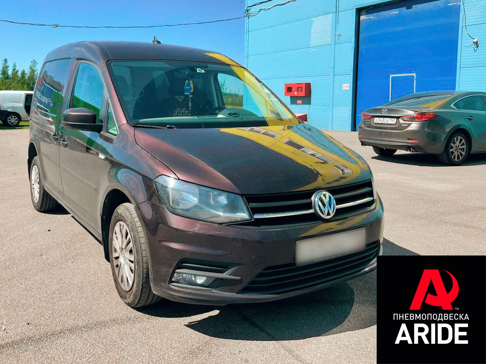 Пневмоподвеска на Volkswagen Caddy — пример установки