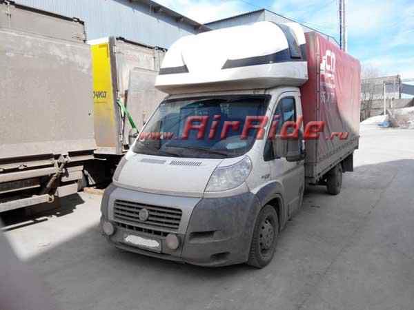 Установка пневмоподвески на Fiat Ducato 2013 г.в