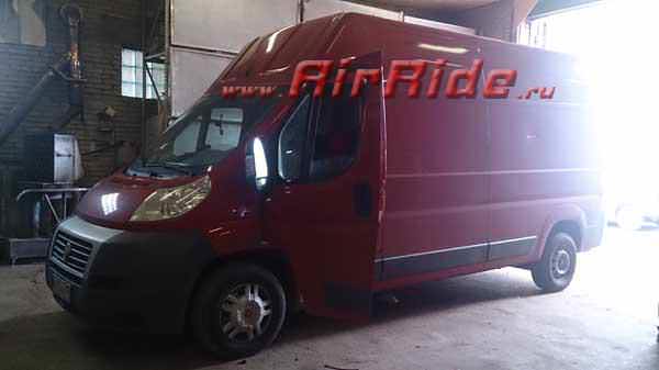 Fiat Ducato 250 2014 г.в: пример установки пневмоподвески