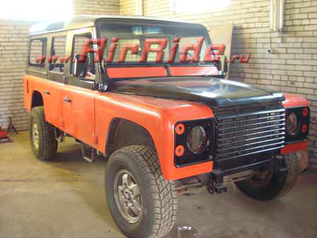 Пневмоподвеска на Land Rover Defender — пример установки