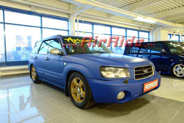 Пневмоподвеска на Subaru Forester — пример установки