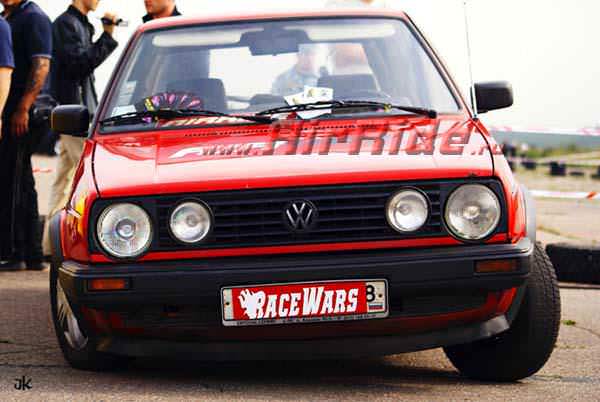 Volkswagen Golf II: пример установки пневмоподвески
