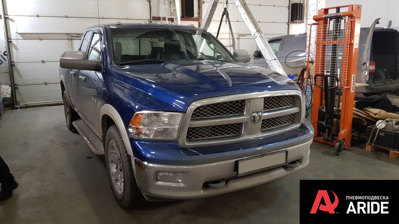 Пневмоподвеска на Dodge Ram 1500 — пример установки