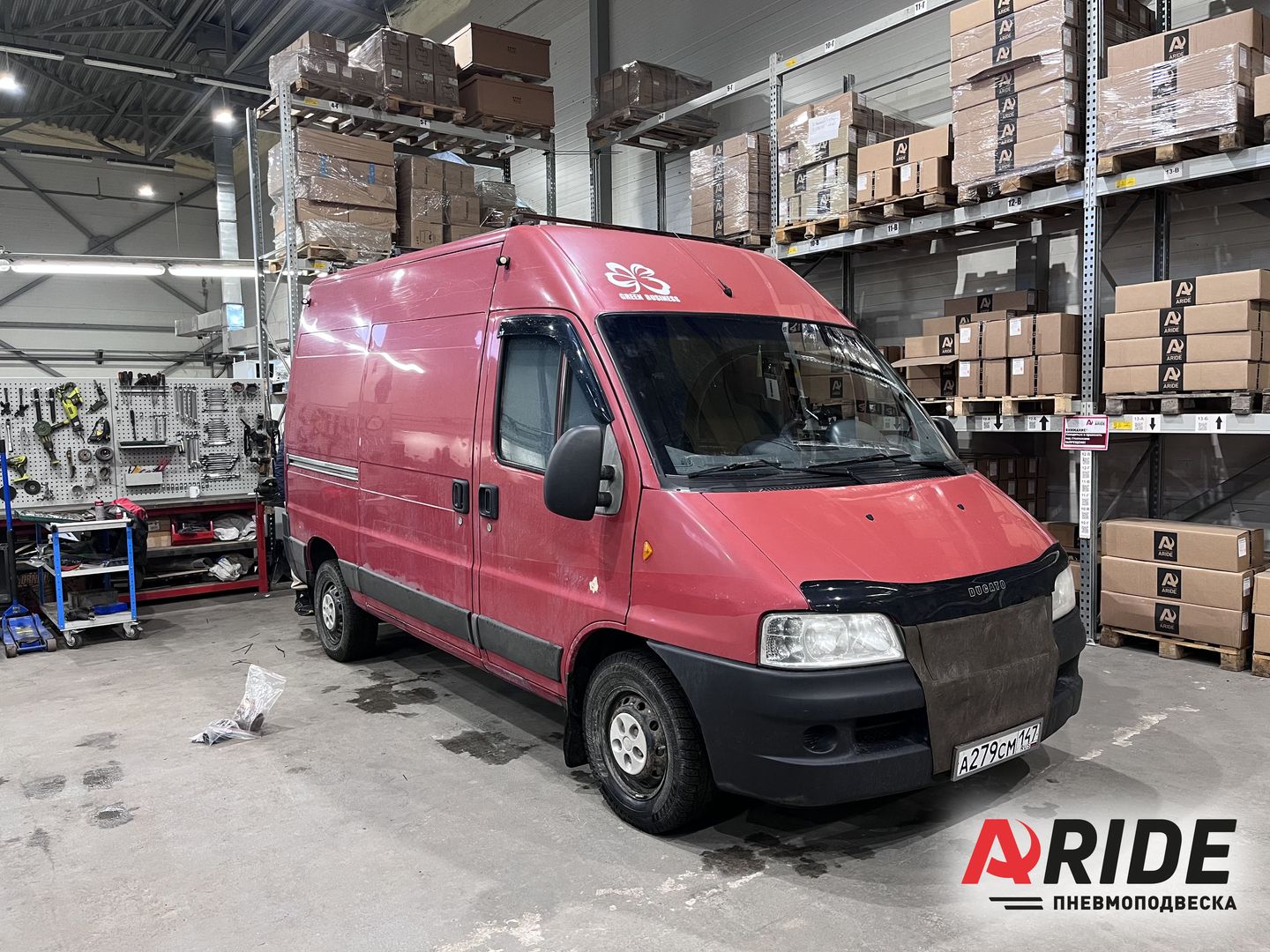 Fiat Ducato: пример установки пневмоподвески