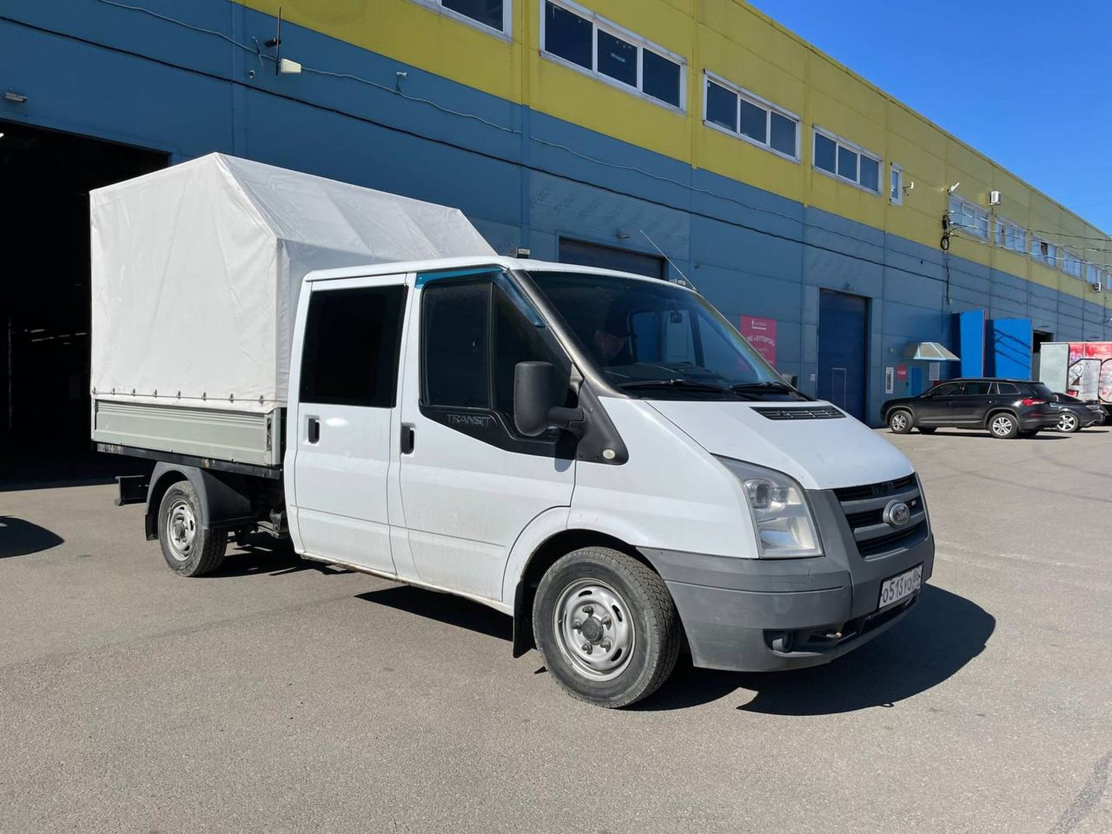 Установка пневмоподвески на Ford Transit