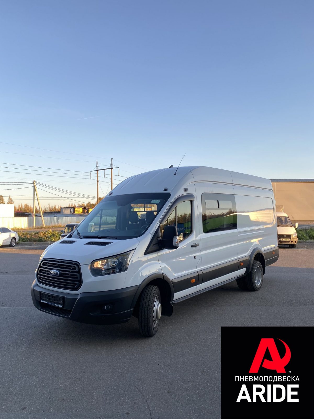 Пневмоподвеска на Ford Transit — пример установки