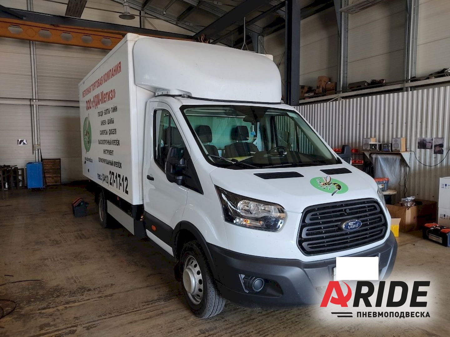 Ford Transit: пример установки пневмоподвески