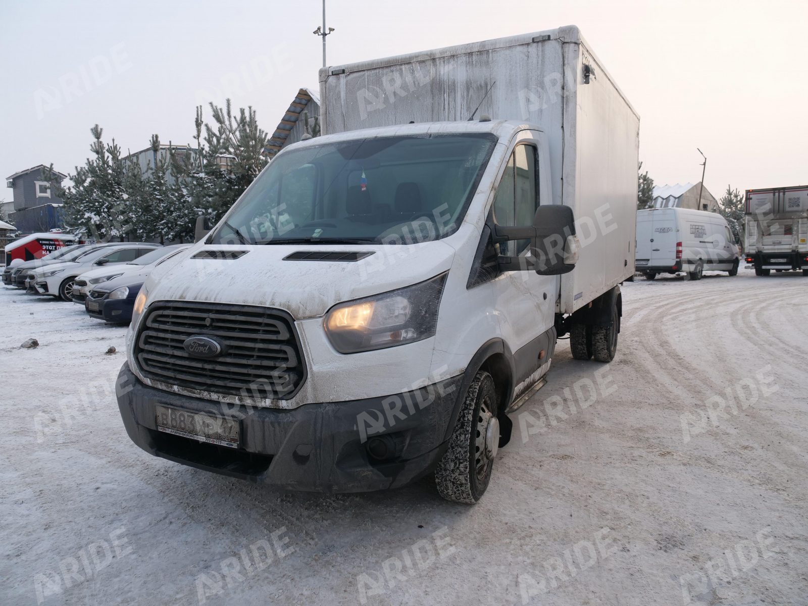 Установка пневмоподвески на Ford Transit промтоварный фургон