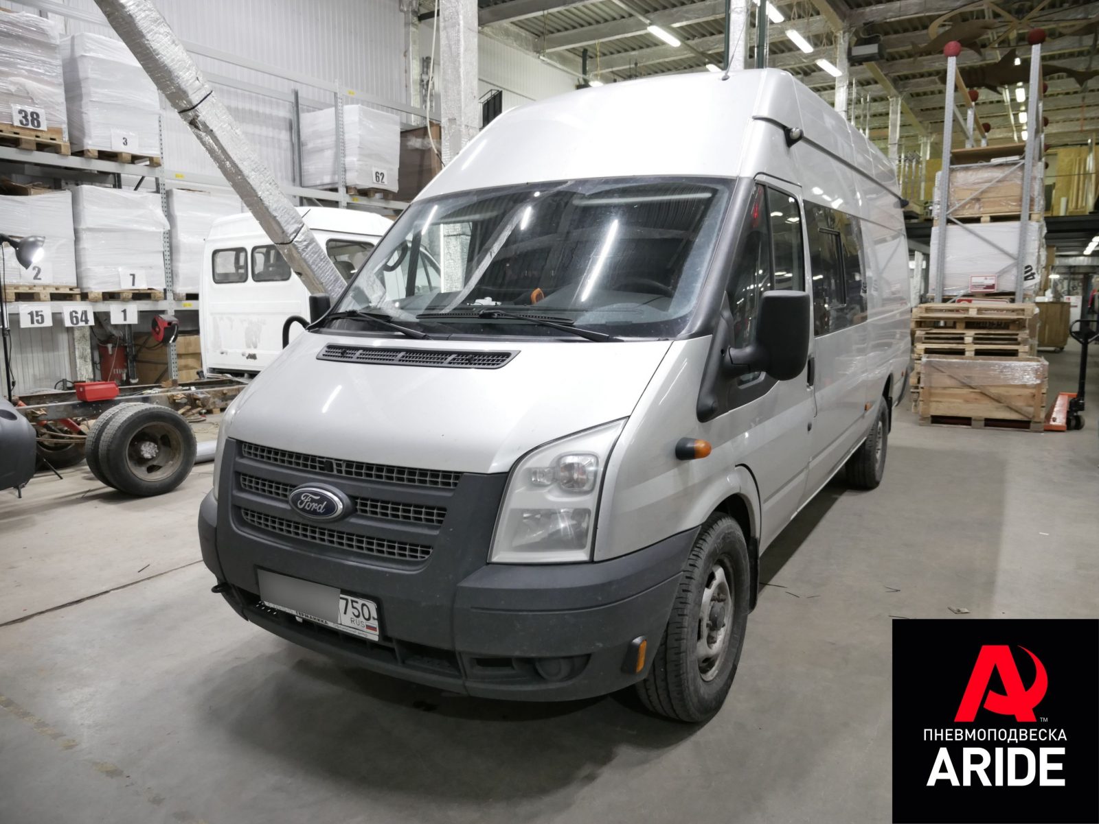 Пневмоподвеска на Ford Transit — пример установки