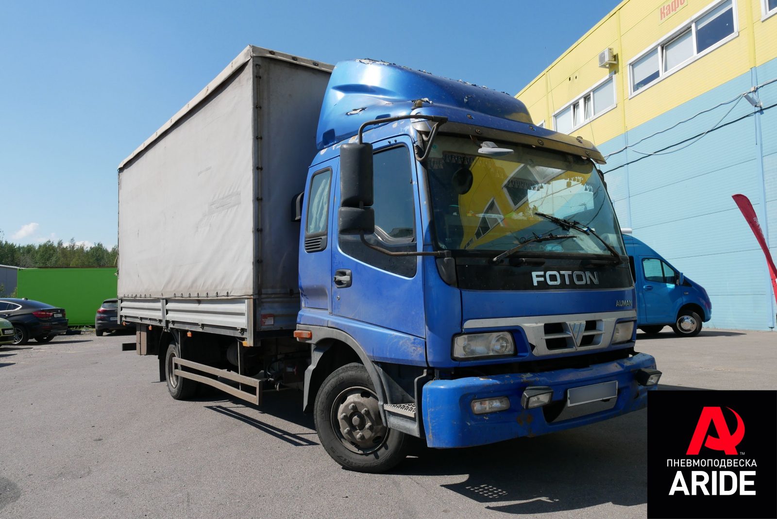 Установка пневмоподвески на FOTON Auman