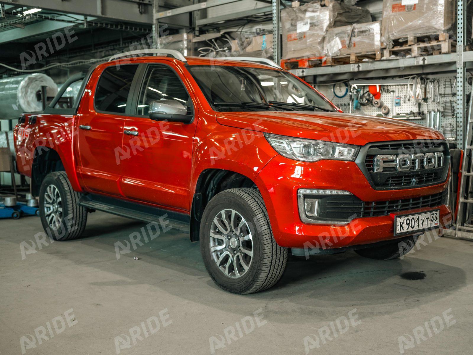 Foton Tunland G7: пример установки пневмоподвески