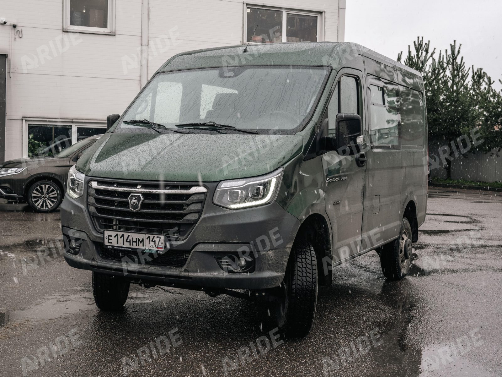 Полноприводный Соболь NN 4x4: пример установки пневмоподвески