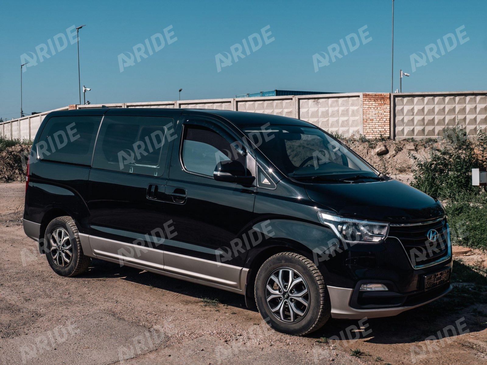 Hyundai Starex H-1: пример установки пневмоподушек