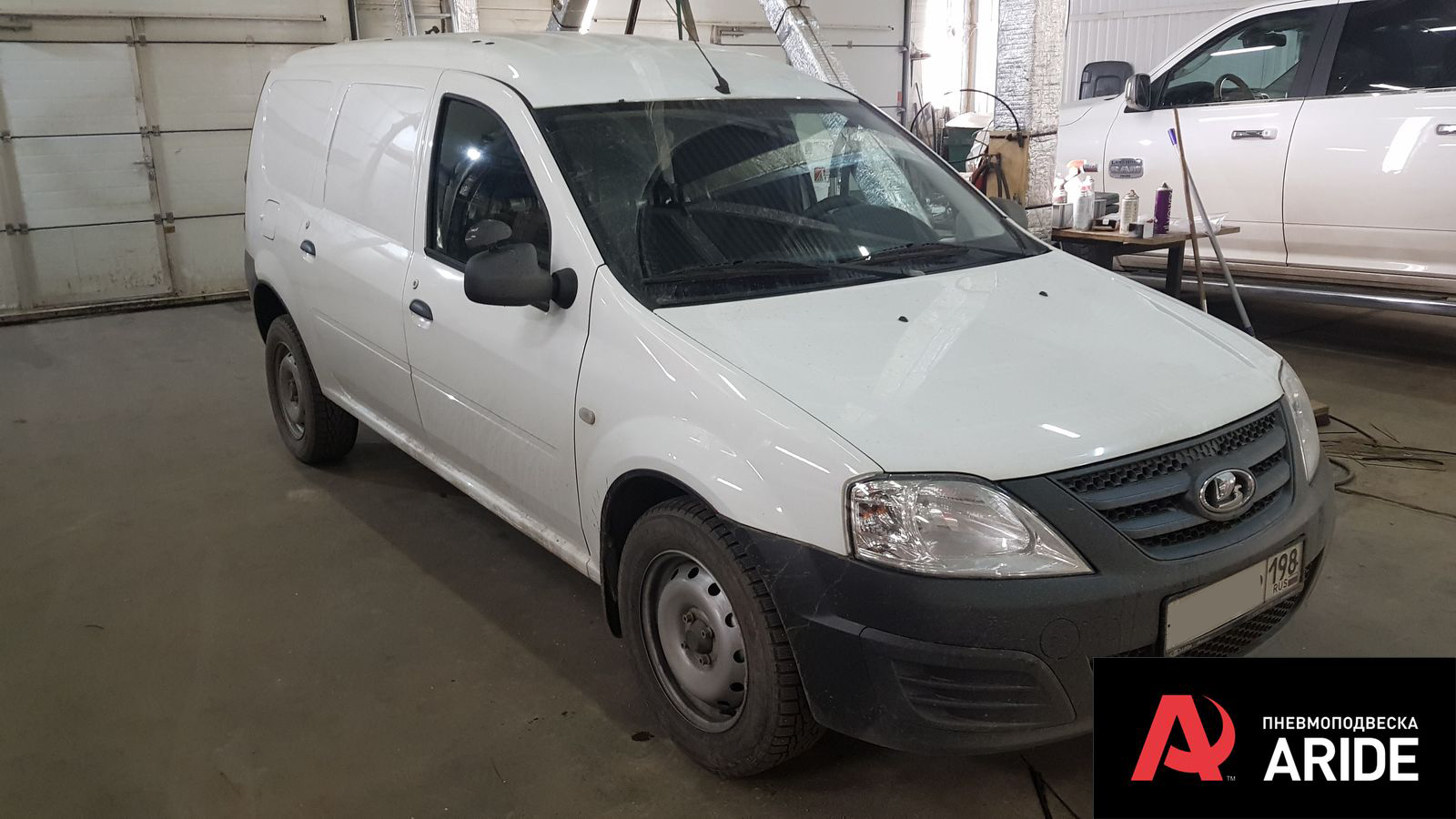 Пневмоподвеска на Lada Largus — пример установки
