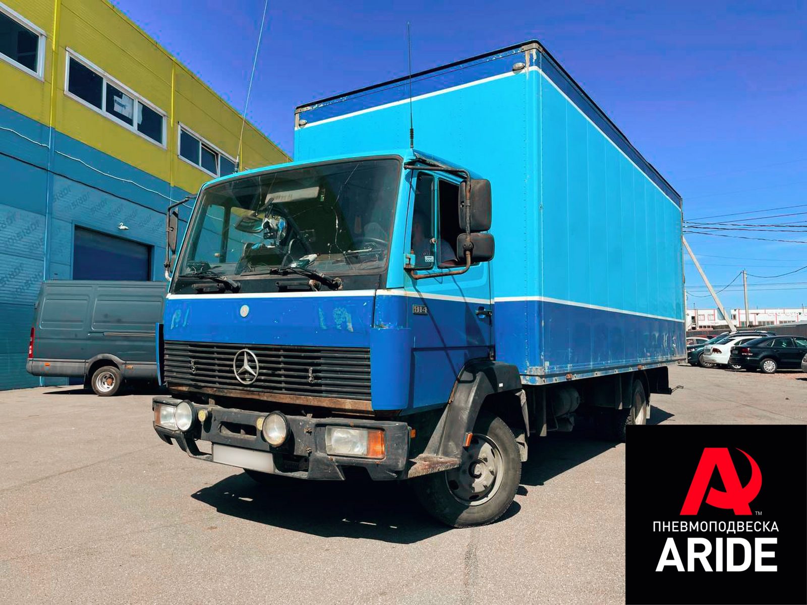 Пневмоподвеска на Mercedes 814 — пример установки
