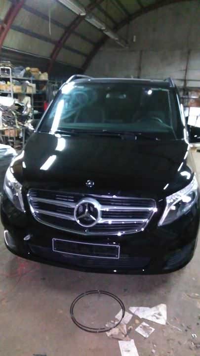 Установка пневмоподвески на Mercedes-Benz V-class W447