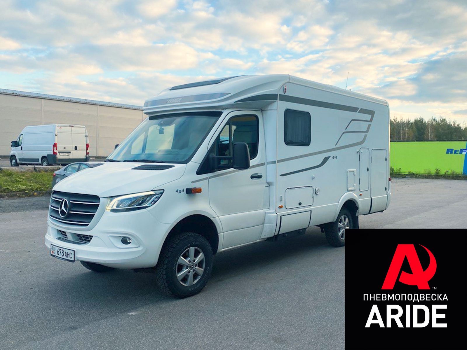Установка пневмоподвески на Mercedes-Benz Sprinter W907