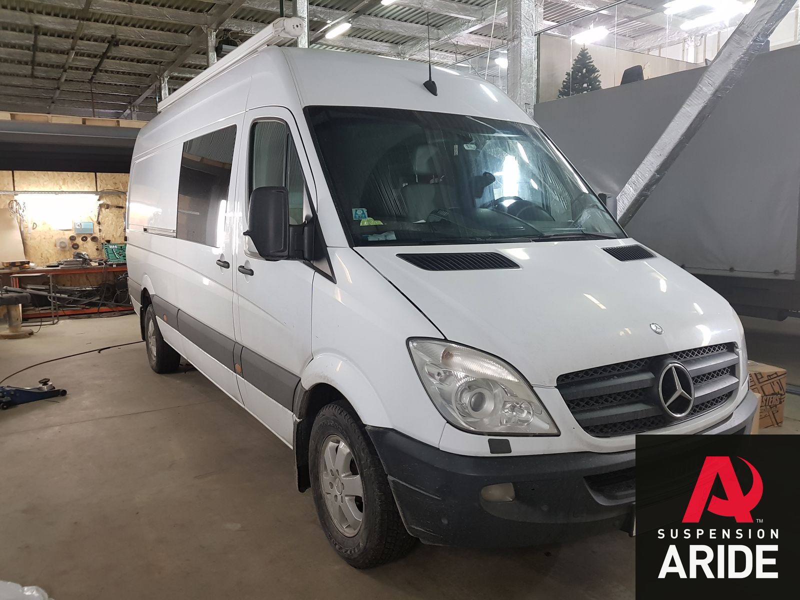 Пневмоподвеска на Mercedes Sprinter 3 — пример установки
