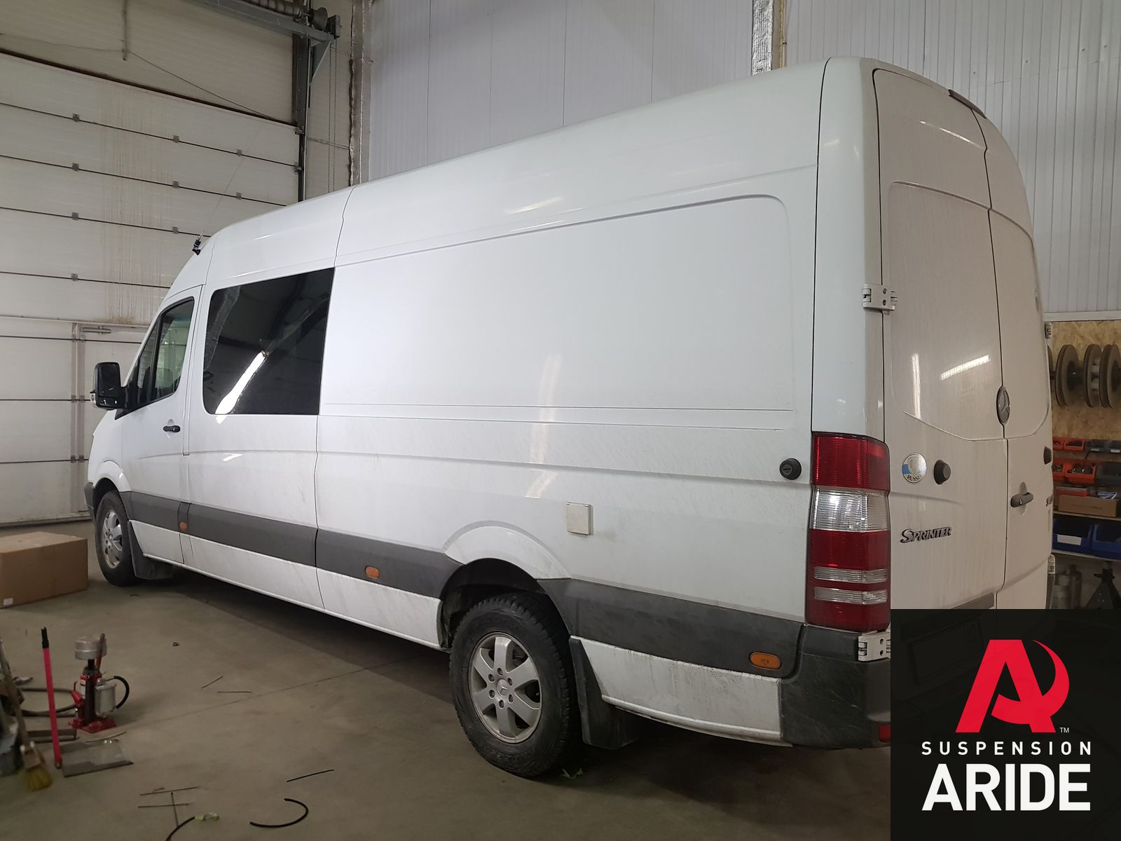 Пневмоподвеска на Mercedes Sprinter 3 — пример установки