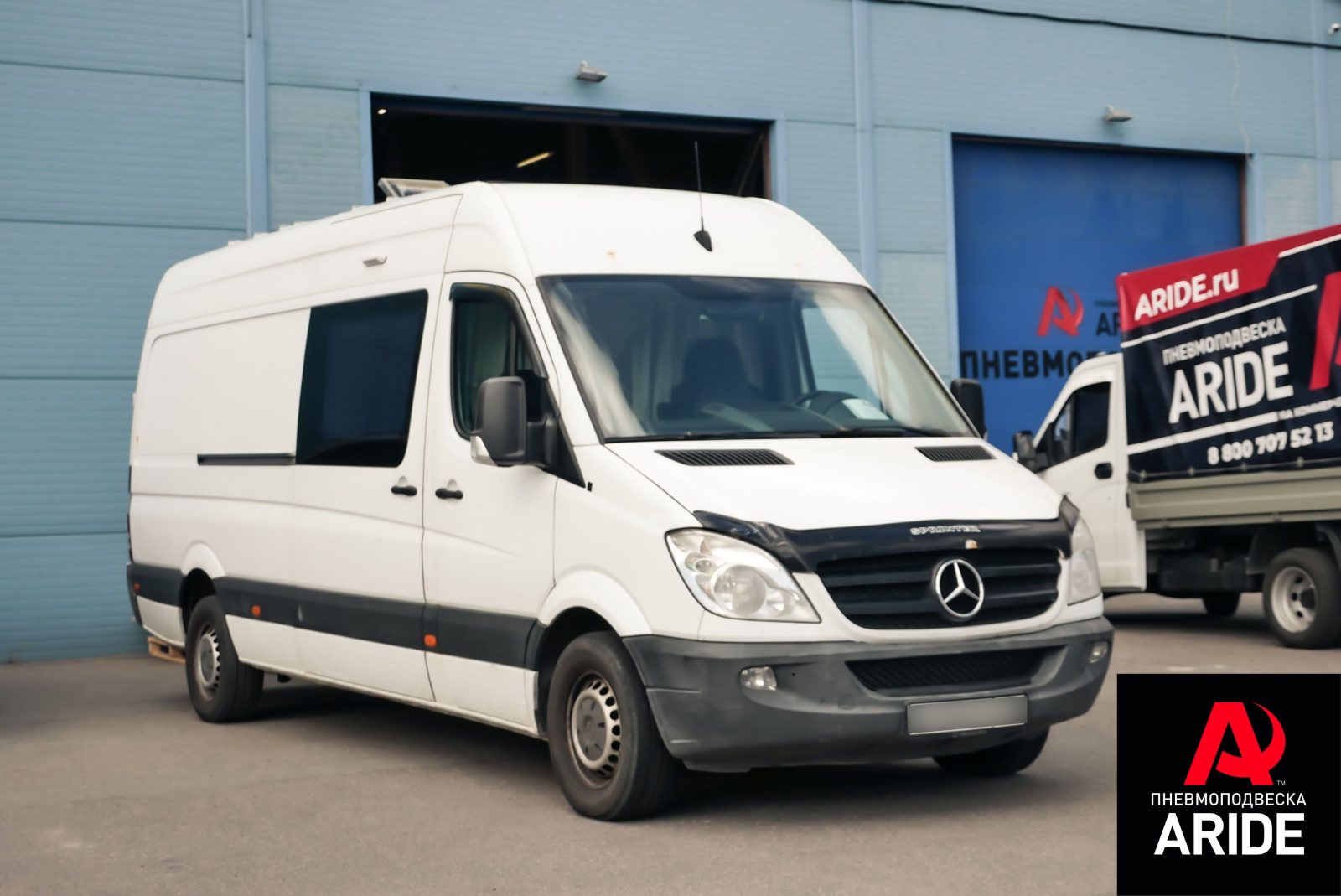 Mercedes Sprinter: пример установки пневмоподвески