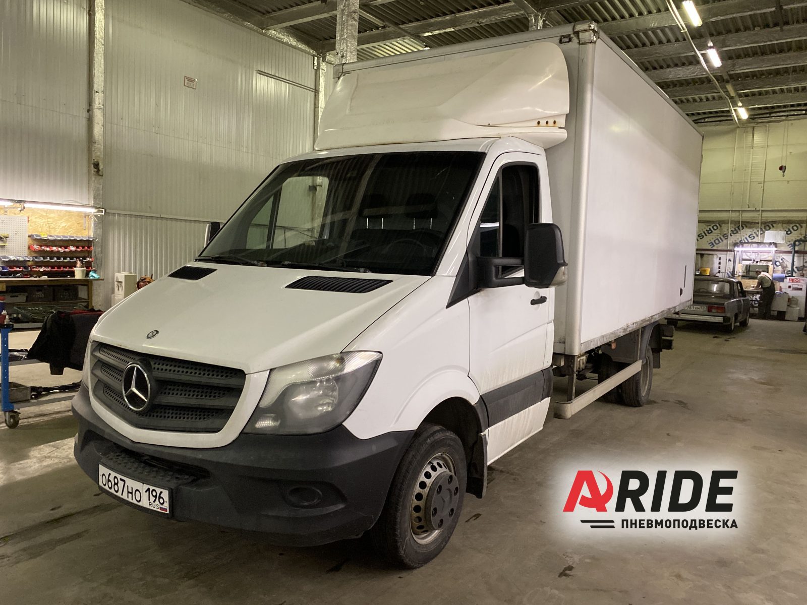 Установка пневмоподвески на Mercedes-Benz Sprinter 5