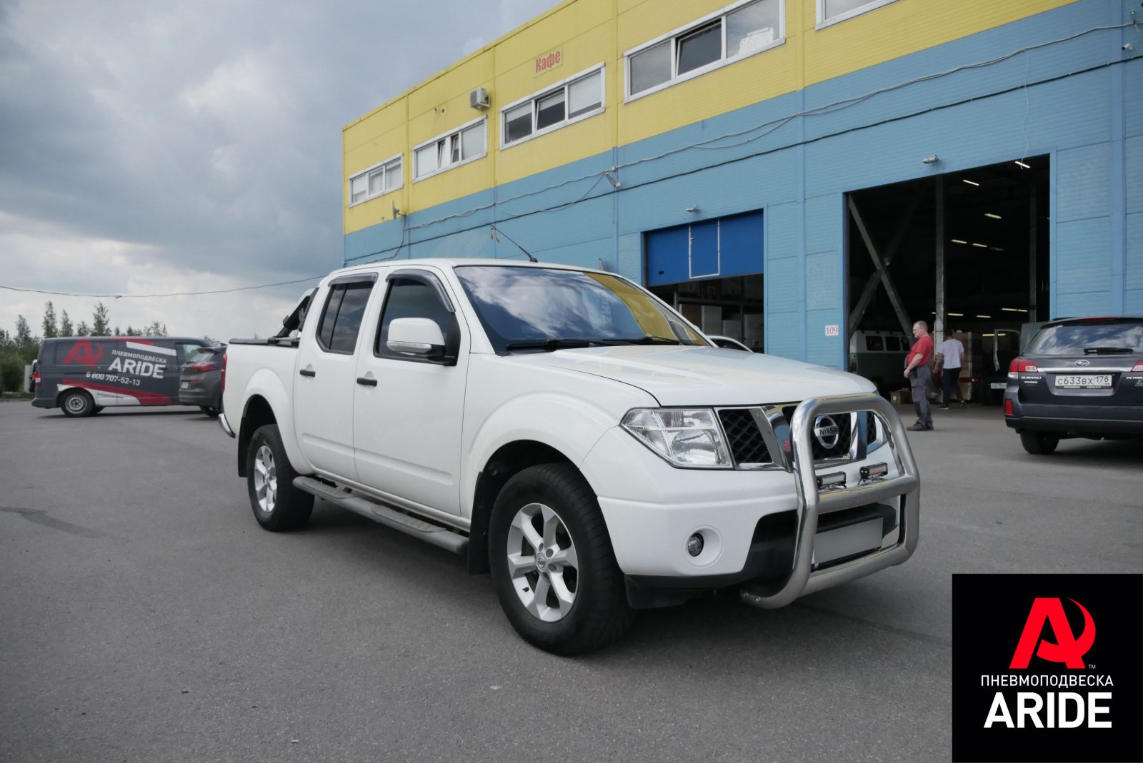 Nissan Navara D40: пример установки пневмоподвески