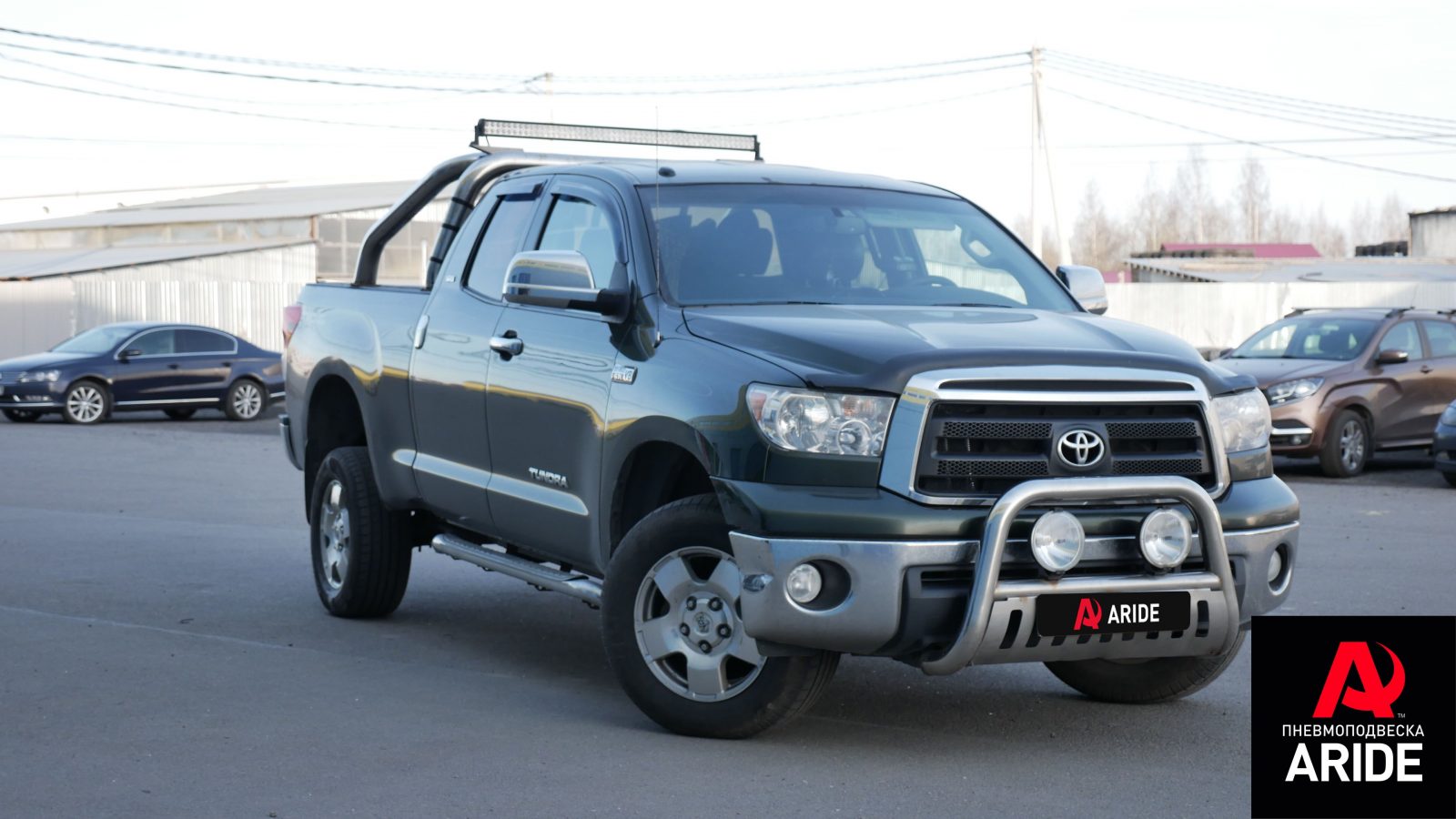 Пневмоподвеска на Toyota Tundra — пример установки