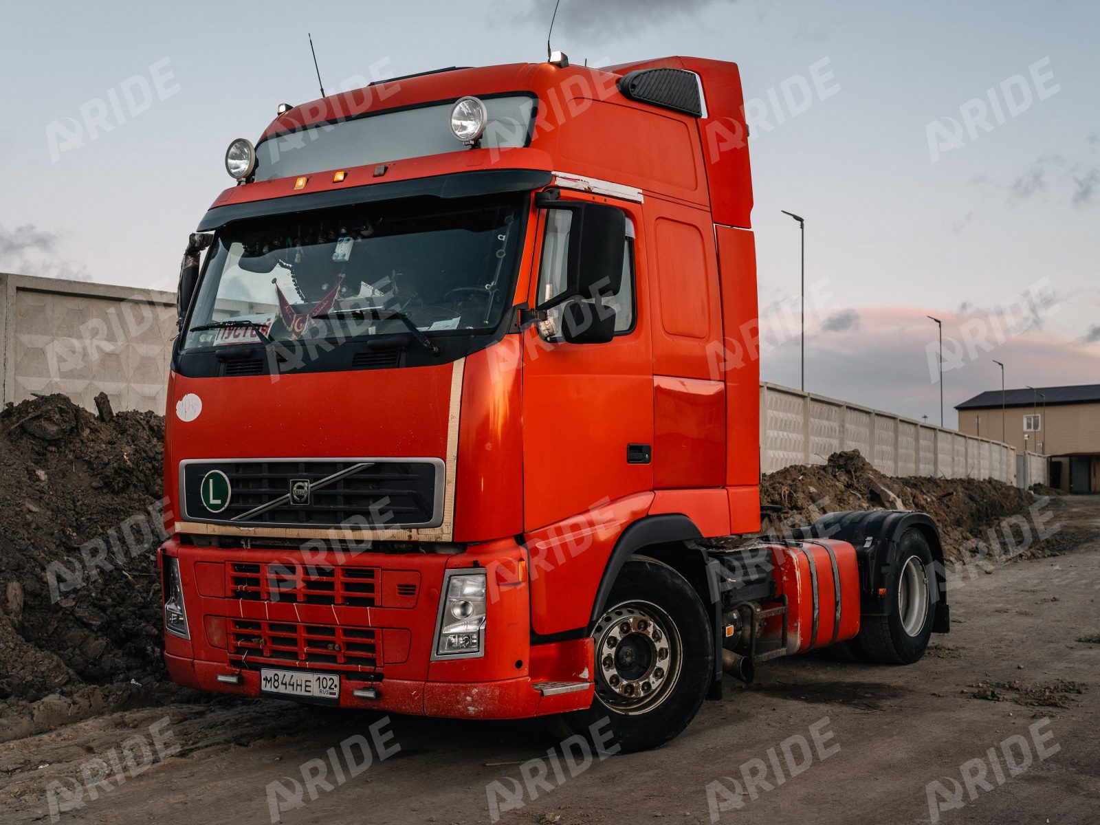 Установка пневмоподвески на Volvo FH12