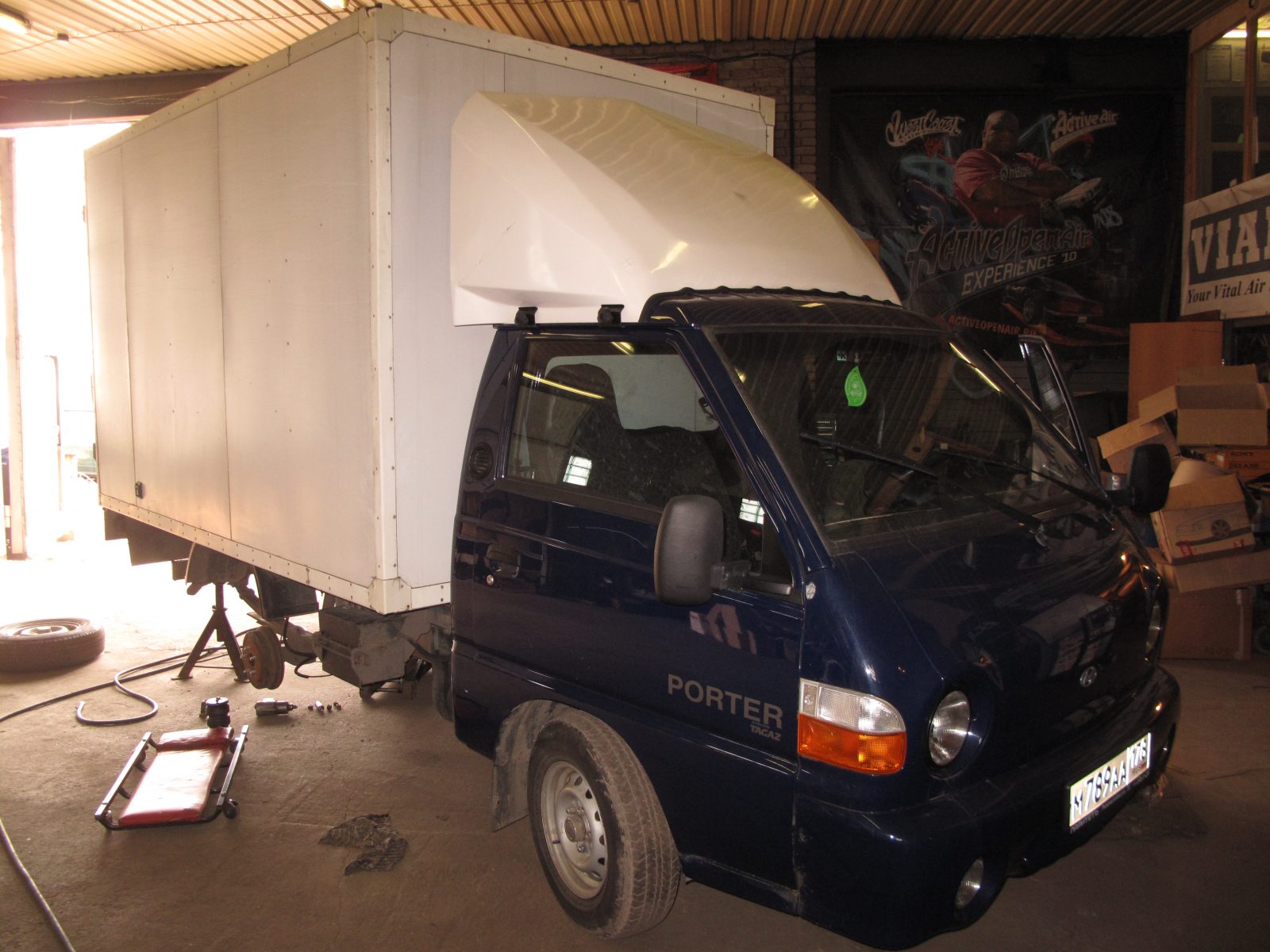 Усиленные рессоры на Hyundai Porter или пневмоподвеска?