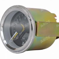 Манометр ARIDE 53 мм, 2х15 бар (220 PSI), 2, черный