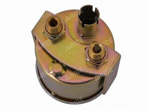 Манометр VIAIR 2 160 PSI, 2 контура, с подсветкой, черный