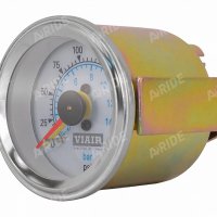 Манометр VIAIR 2 220 PSI, 2 контура, с подсветкой, белый